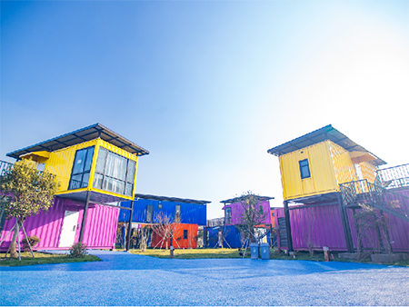 Container Houses in Tourism Village